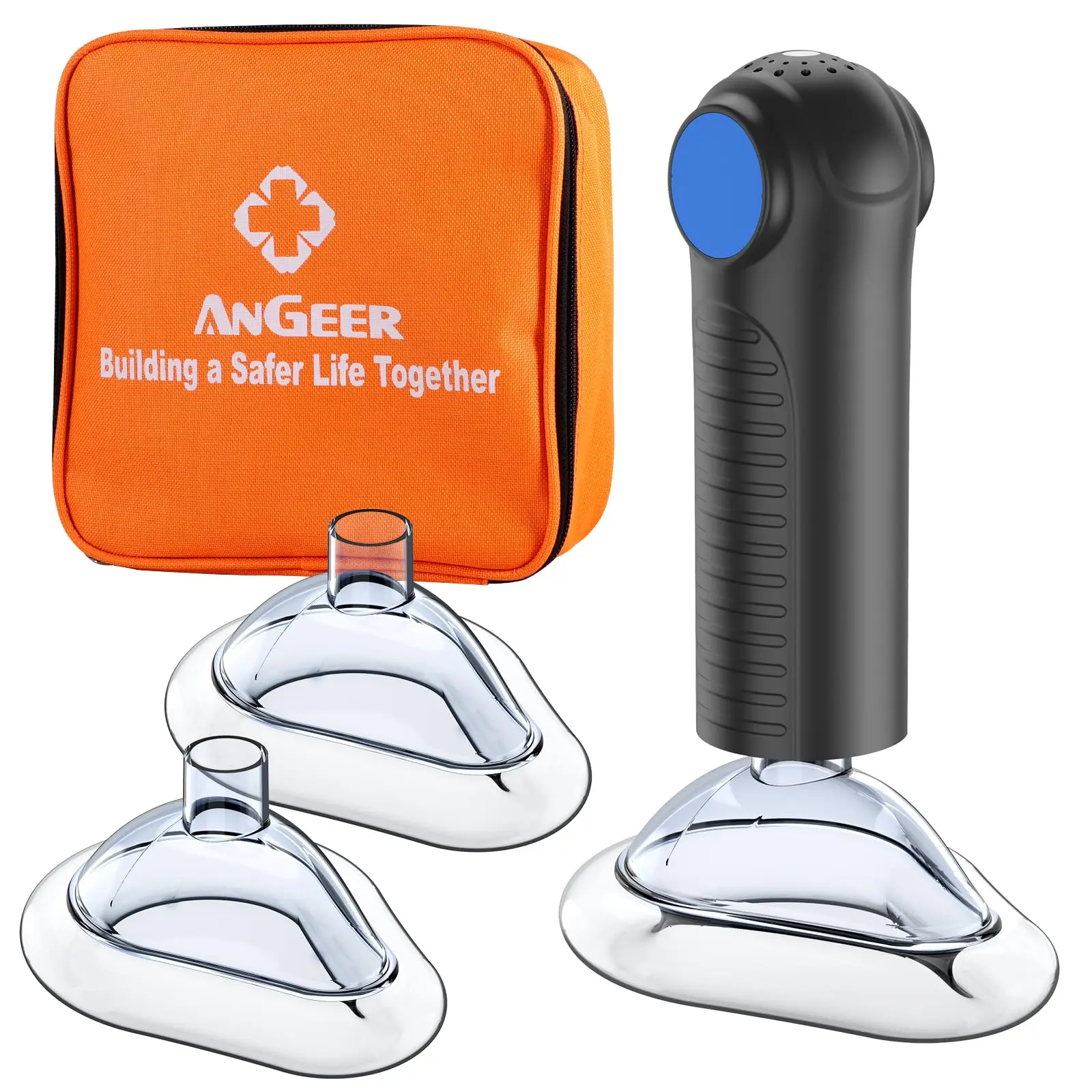 First Aid Kit Choking Device for Baby&Adults Airway Suction Device Choking Rescue Kits Home Asphyxia Device Anti Suffocation