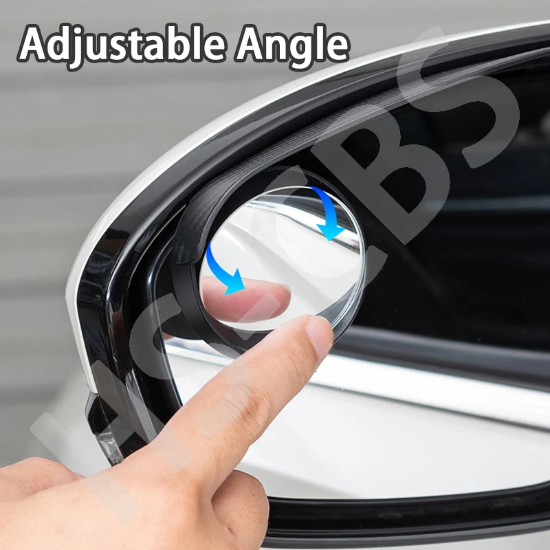 Car Rearview Blind Spot Mirror Rain Eyebrow Visor Side Snow Visor Rain Cover For Peugeot 208 3008 308 2008 207 107 4008 5008 508 - الصورة 5