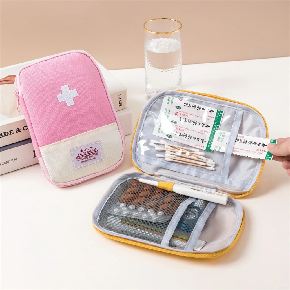 Portable Medicine Bag Empty Small First Aid Kit Survival Medical Emergency Medicine Pill Storage Bag Outdoor Camping Equipment - Image 3