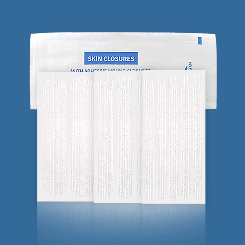 2/3/5 Strips 10cm Adhesive Sterile Medical Bandage Strips Wound Closure Tapes Skin Repair First Aid Surgical Breathable Tape - الصورة 3