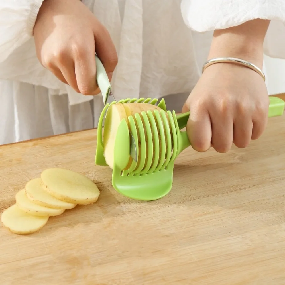 Alloy Handheld Slicer for Fruits Tomato Potato Onion Lemon Vegetable Cutter Kitchen Tools Kitchen Gadgets and Accessories 1PC - الصورة 4