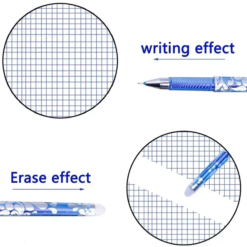 Multi-color Erasable Gel Pen Student Writing Creative Drawing Tools Office School Supply Stationery Hot Erasable Pen Stationery - Image 6
