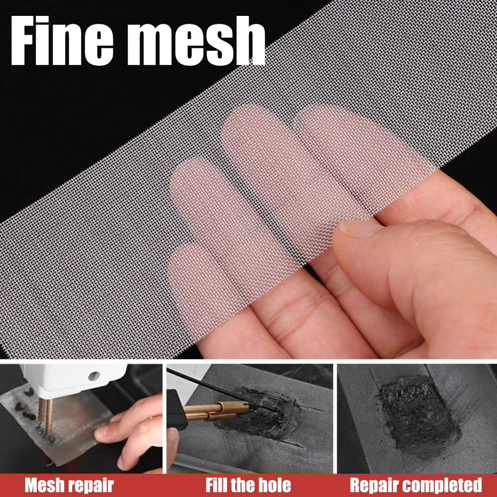 10pcs Car Bumpers Stainless Steel Repair Net Adjustable Plastic Holes Cracks Welding Net For Car Repair Welding Machines - الصورة 2