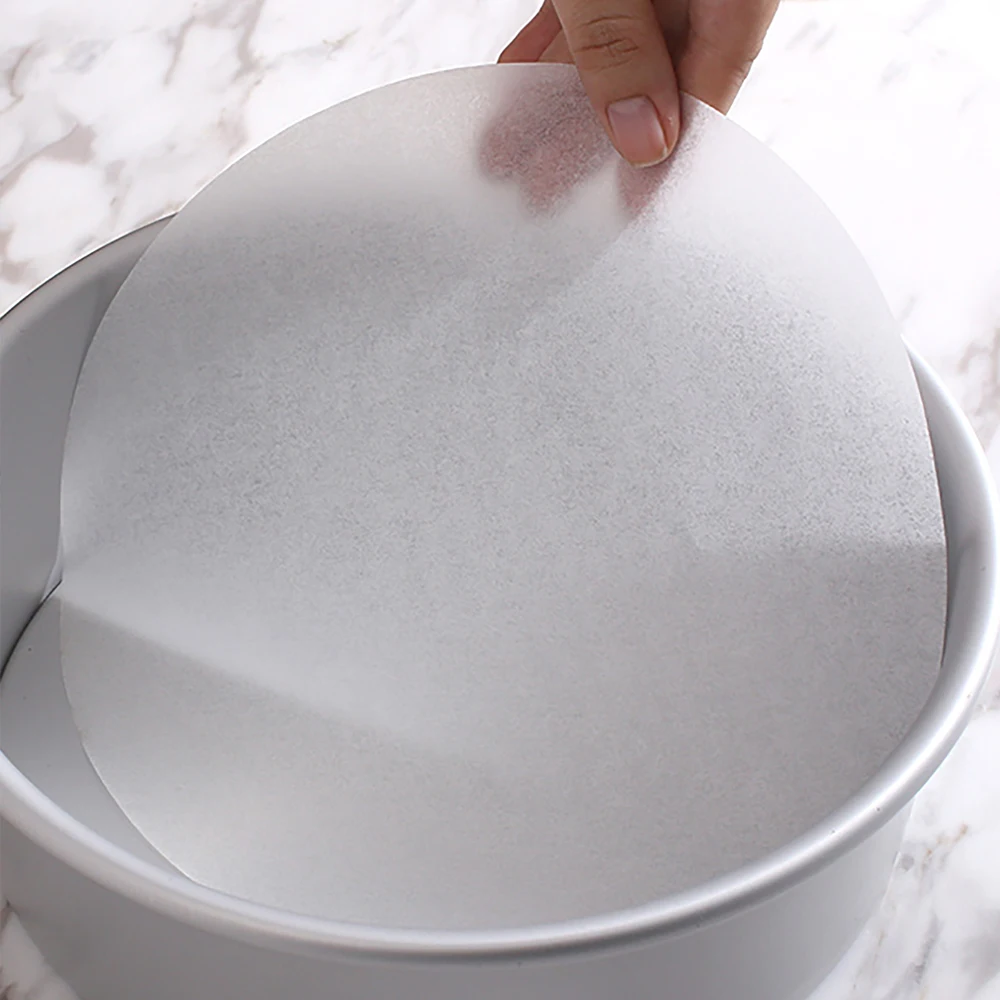 20Pcs Round Parchment 6Inch Non Stick Baking Paper Liner Cake Pan Liner BBQ Oven Patty Hamburger Paper