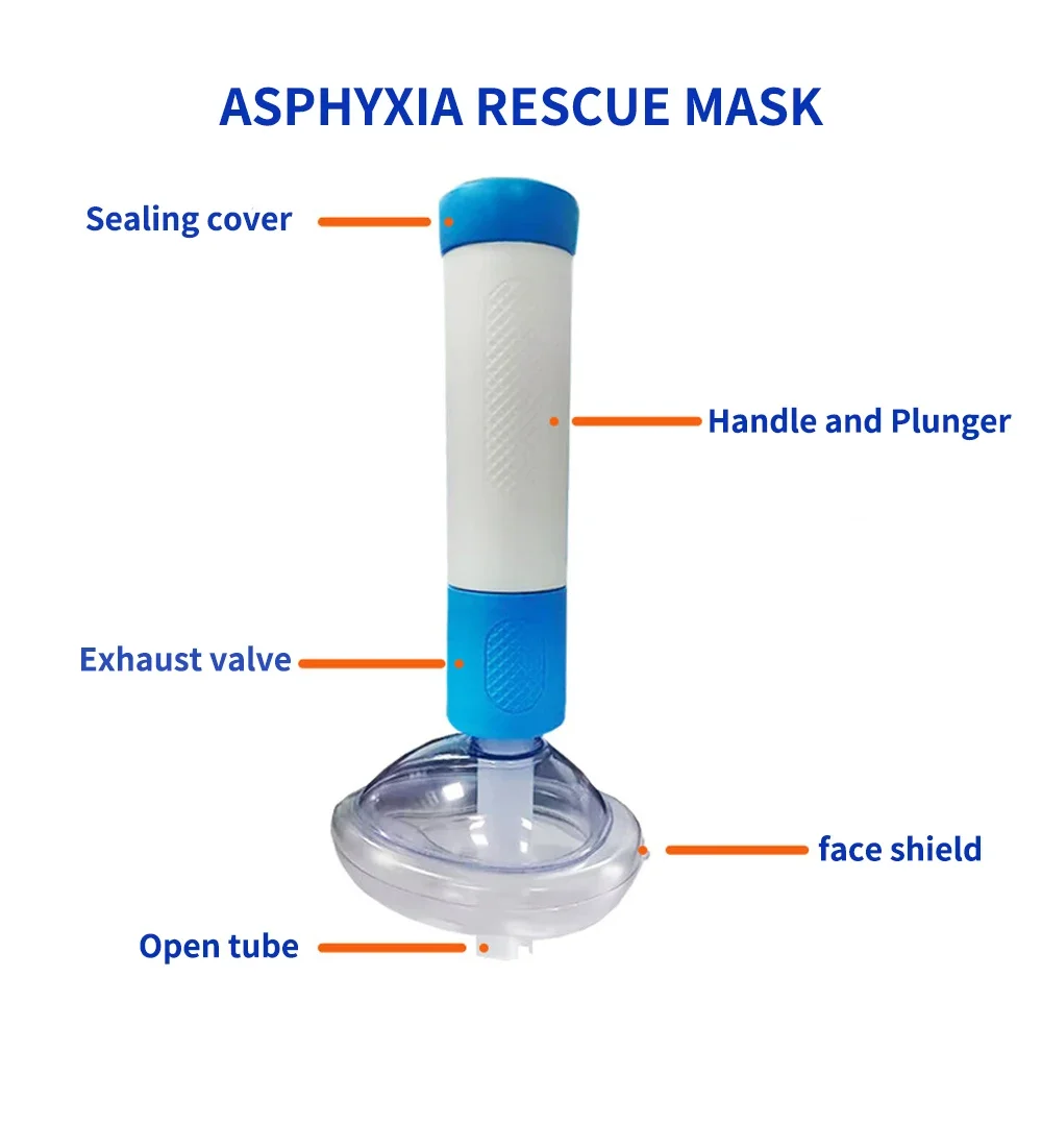 Auto Heimlich First Aid Choking Rescue Device Home CPR Choking Emergency Device Adult Children Asphyxia - الصورة 4