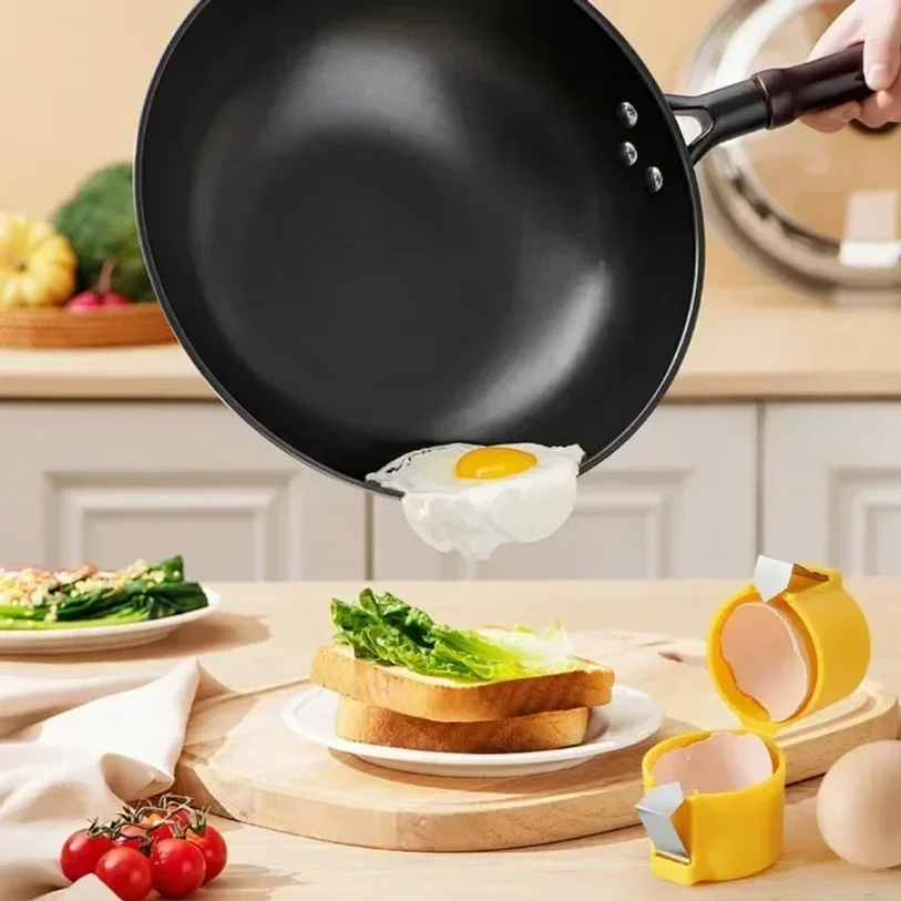 Plastic Egg Shell Opener Professional Manual Eggs Breaker Non-Stick Hand Eggshell Separator Multifunctional Kitchen Baking Tools - Image 5