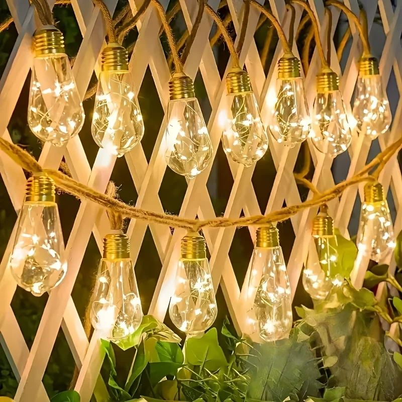 New Arrival! Solar Fairy Lights with 25/15/10 Unbreakable Clear Bulbs - IP44 Waterproof & 8 Modes for Outdoor Bliss! - الصورة 2