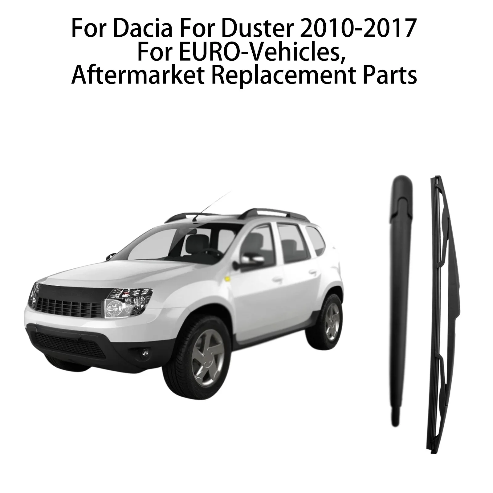 Rear Windscreen Wiper Arm Blade Set For Dacia For Duster 2010-2017