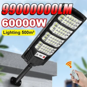 99000000LM 60000W Solar LED Outdoor Lighting Motion Sensor Super Bright Wall Lamp Waterproof Solar Light For Garden Street Patio
