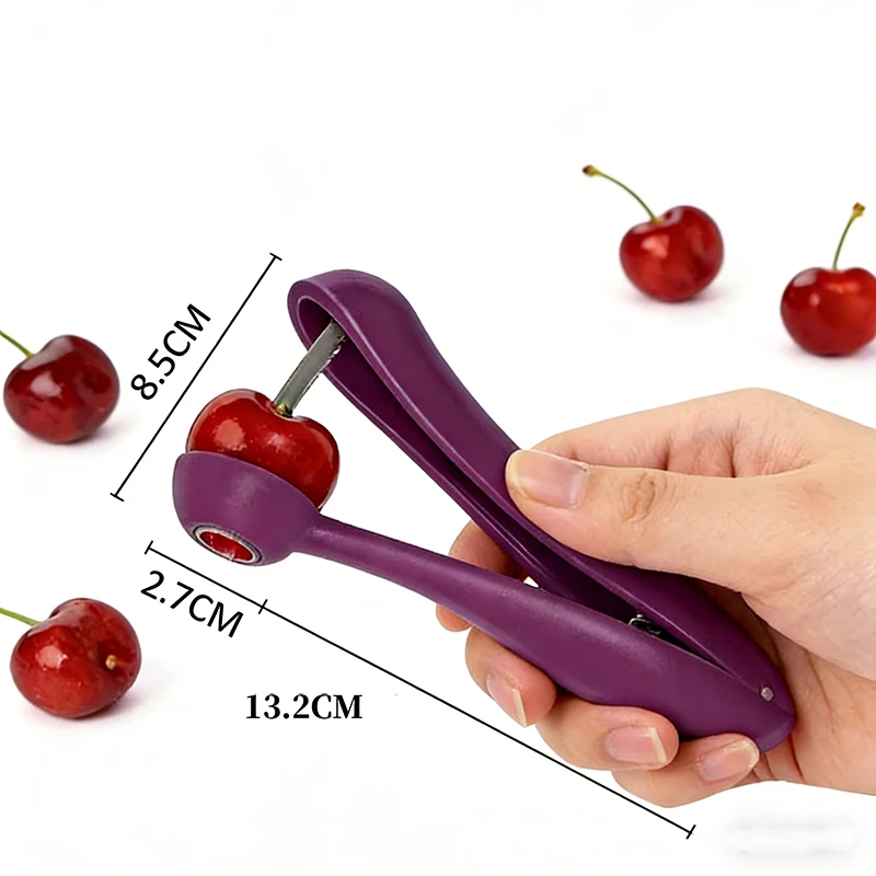 Multifunctional Cherry Pitter Cherry Core Seed Remover Fast Fruit Pit Remover Tool Creative Kitchen Gadget for Cherries - الصورة 6