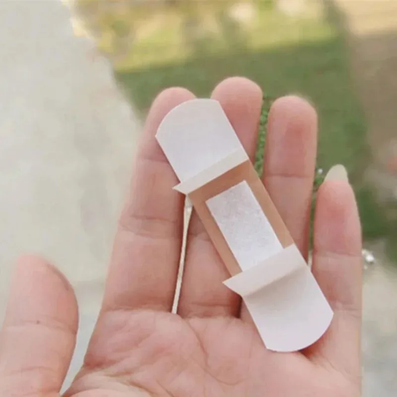 10/50/150/200Pcs Band PE Waterproof Square Shaped Band Aid First Aid Accessories Wound Plaster Adhesive Bandages - Image 2