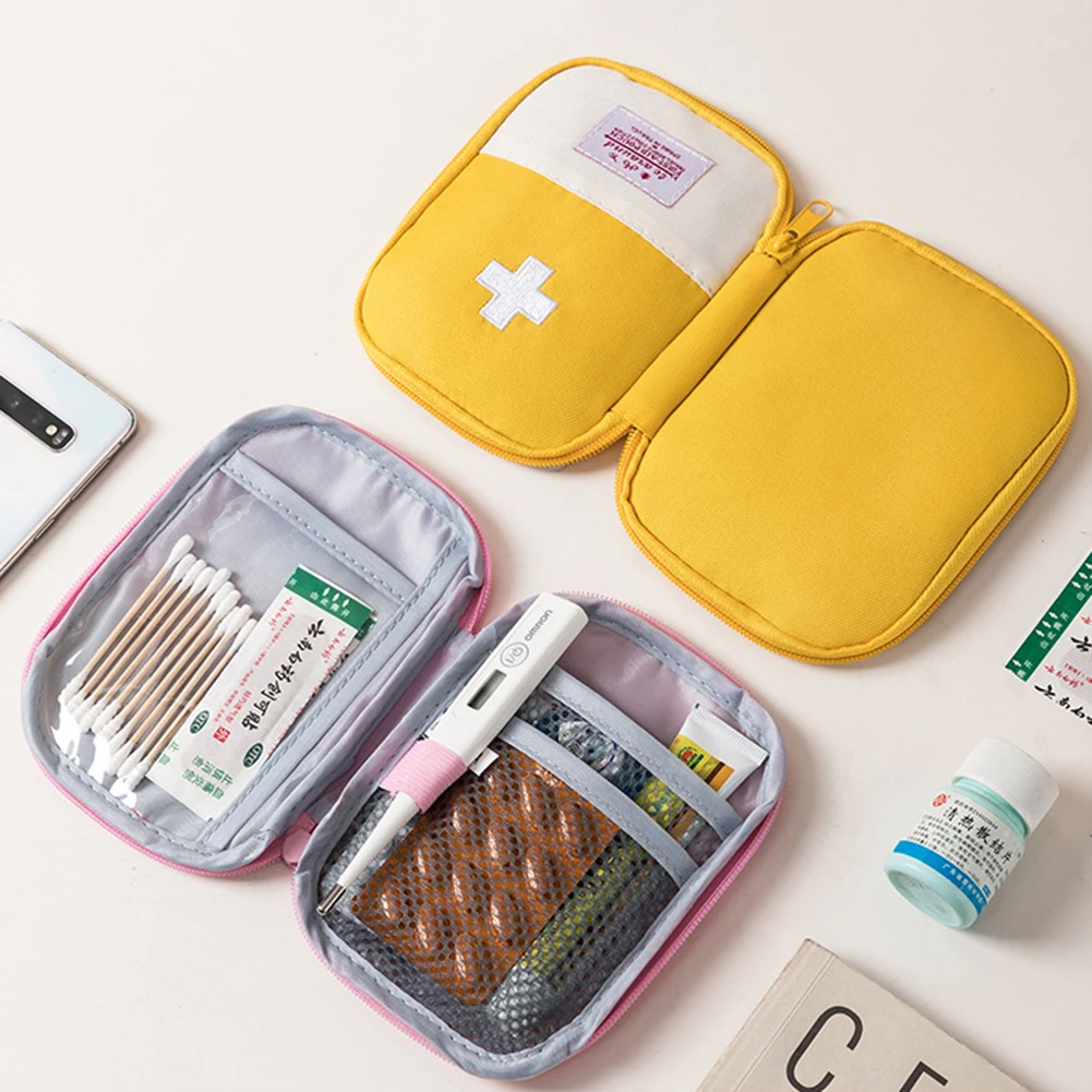 Portable Medicine Bag Empty Small First Aid Kit Survival Medical Emergency Medicine Pill Storage Bag Outdoor Camping Equipment - Image 5