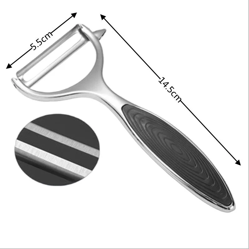 Multifunctional Stainless Steel Vegetable Peeler Potato Fruit Peeler Carrot Grater Kitchen Cooking Accessories Cuisine Pelador - الصورة 6