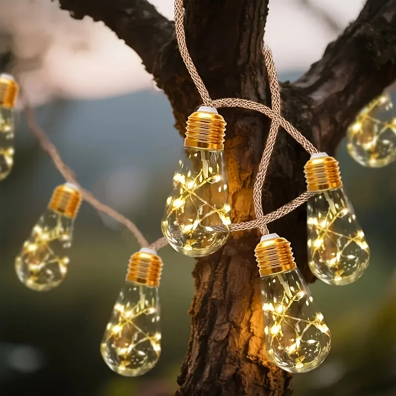 New Arrival! Solar Fairy Lights with 25/15/10 Unbreakable Clear Bulbs - IP44 Waterproof & 8 Modes for Outdoor Bliss! - الصورة 6