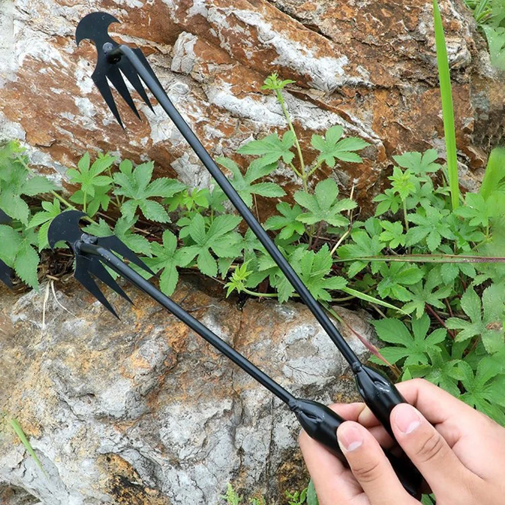 Garden Hoe Tool 2 in 1 Double Garden Hoe Cultivator Gardening Weed-Puller with Handle for Flower Beds Gardens - الصورة 3
