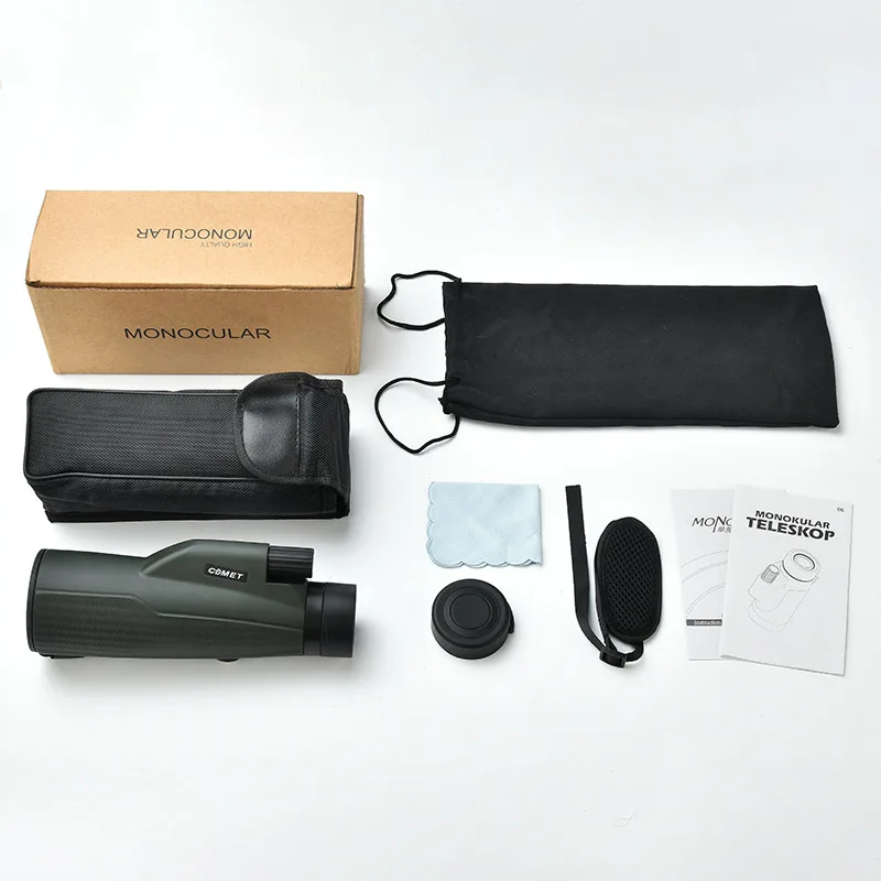 10X50 single tube large aperture telescope high-definition low light night vision outdoor concert portable moon watching - الصورة 5