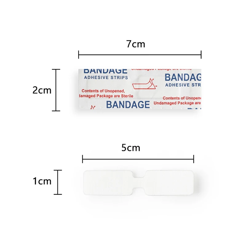 10Pcs Needle-Free Waterproof Band Aid Butterfly Adhesive Wound Closure Band Outdoor First Aid Supplies - الصورة 6