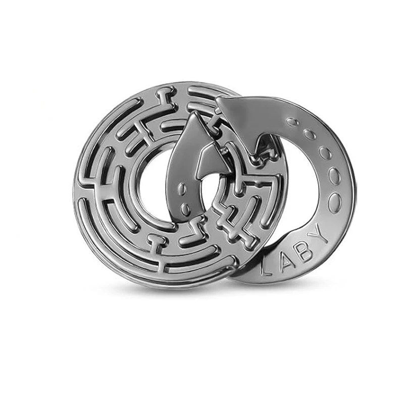 Maze Lock Brain Teaser Puzzles Magic Mind Challenge Unlock Interlocking Games IQ Smart Logic Test Toys Kids Educational Gifts - الصورة 2