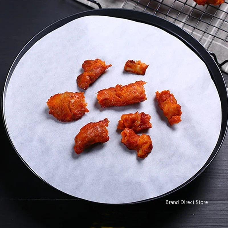 100/500Pcs 11cm Hamburger Patty Paper, Wax Papers To Separate Frozen Pressed Patties for Burger Patty Paper - الصورة 4