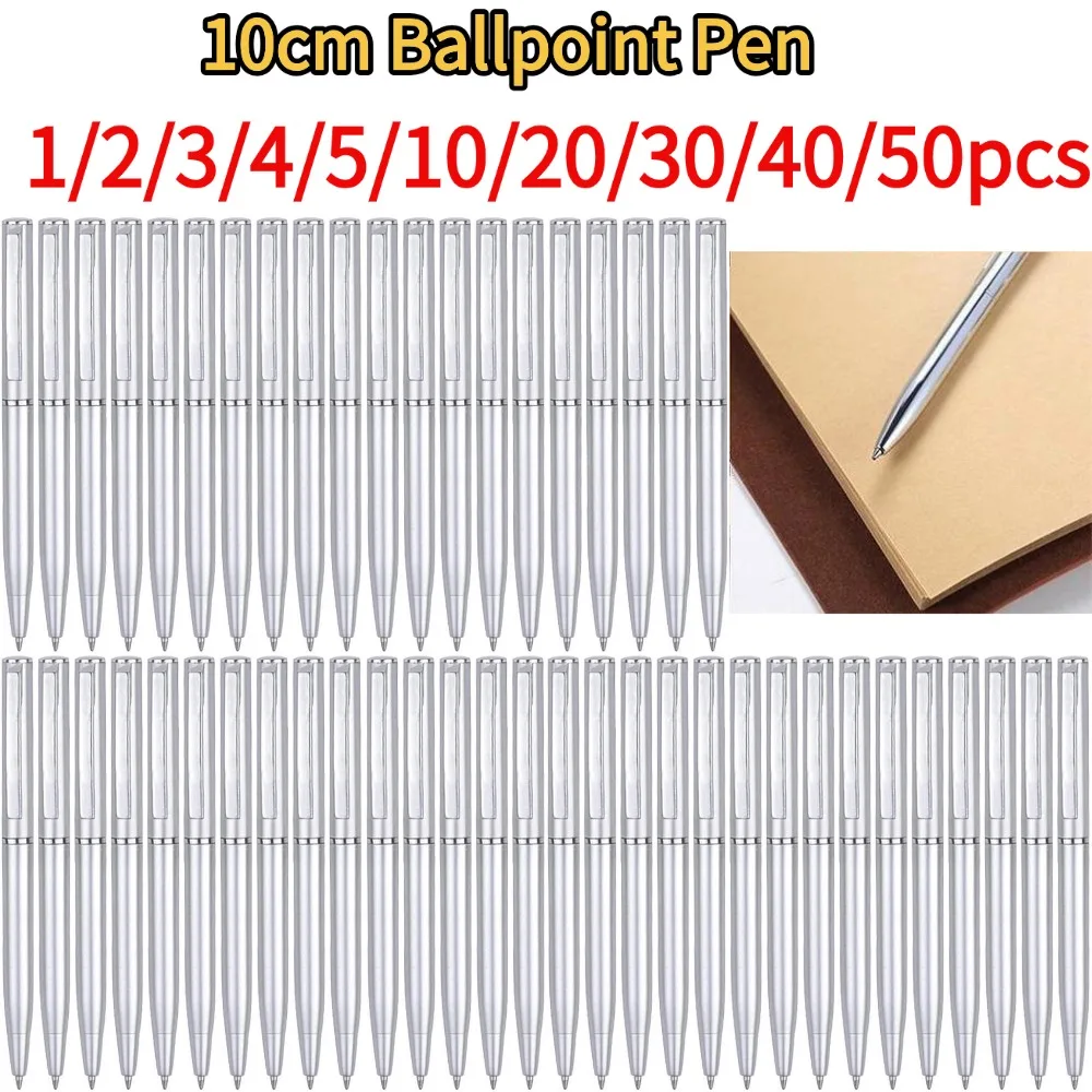 10cm Ballpoint Pen Twist Action Ballpoint Pen School Office Supplies Writing Tools Office Signing Pen Ballpoint Pen