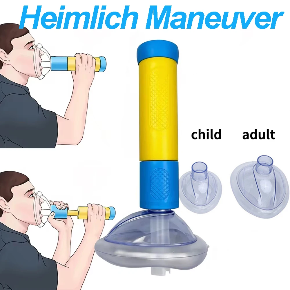 Auto Heimlich First Aid Choking Rescue Device Home CPR Choking Emergency Device Adult Children Asphyxia - الصورة 2