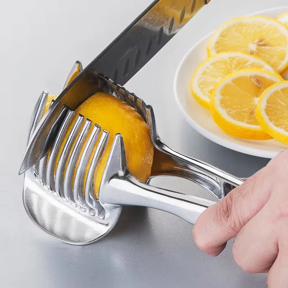 Alloy Handheld Slicer for Fruits Tomato Potato Onion Lemon Vegetable Cutter Kitchen Tools Kitchen Gadgets and Accessories 1PC - الصورة 3