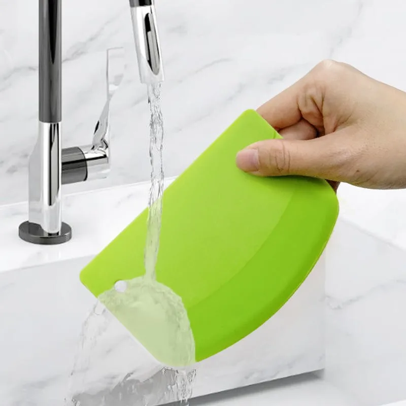 Multipurpose Dough Cutter Bowl Scraper For Bread Dough Fondant Cake Cream Spatula DIY Pastry Cutters Scrapers Kitchen Baking - الصورة 4