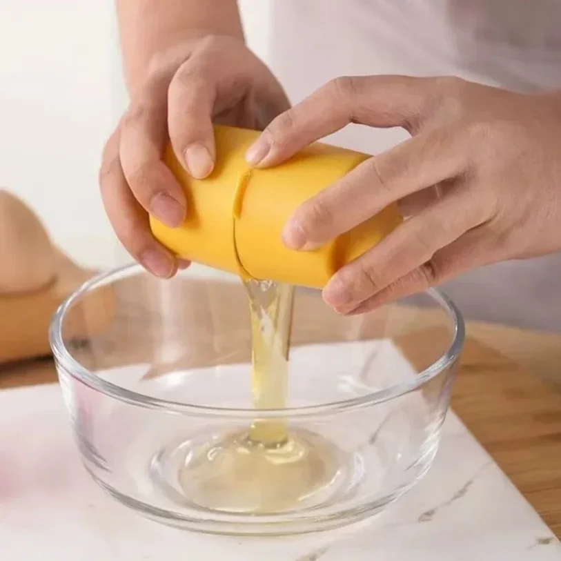 Plastic Egg Shell Opener Professional Manual Eggs Breaker Non-Stick Hand Eggshell Separator Multifunctional Kitchen Baking Tools - Image 3
