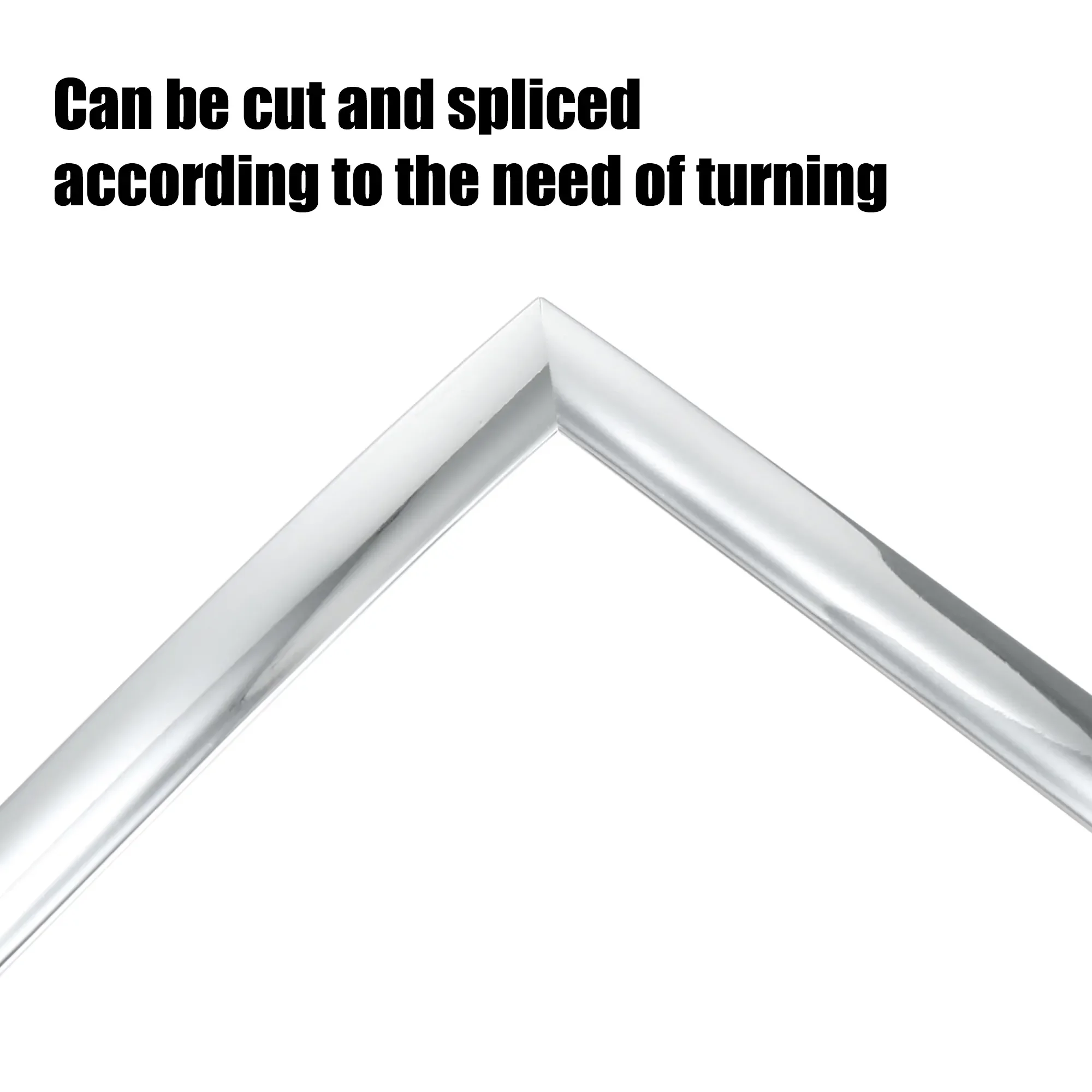 3M/5M Exterior Car Chrome Body Strip Bumper Auto Door Protective Moulding Styling Trim Sticker 6MM 8MM 10MM 12MM 15MM 20MM 30MM - الصورة 5