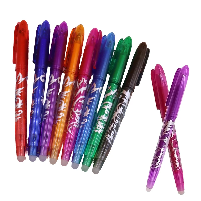 Multi-color Erasable Gel Pen Student Writing Creative Drawing Tools Office School Supply Stationery Hot Erasable Pen Stationery