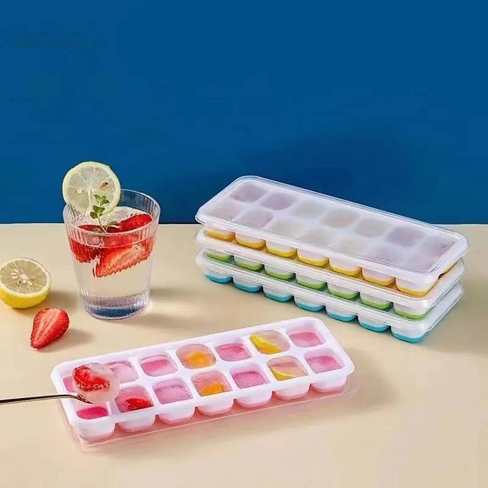 16 Grid Ice Cube Tray Silicone Mold Ice Cube Tray Mold DIY Ice Cube Maker Non-toxic Durable Bar Pub Wine Ice Blocks Maker - Image 6