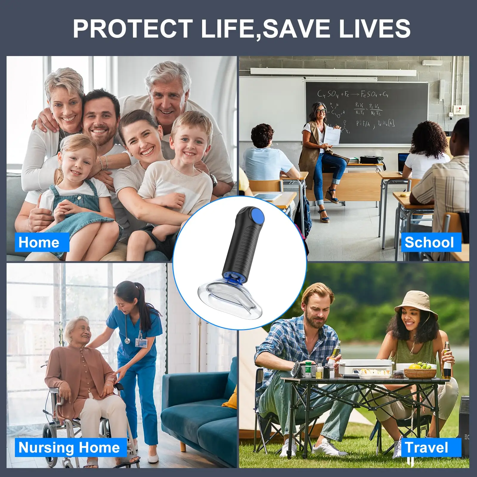 First Aid Kit Choking Device for Baby&Adults Airway Suction Device Choking Rescue Kits Home Asphyxia Device Anti Suffocation - الصورة 5