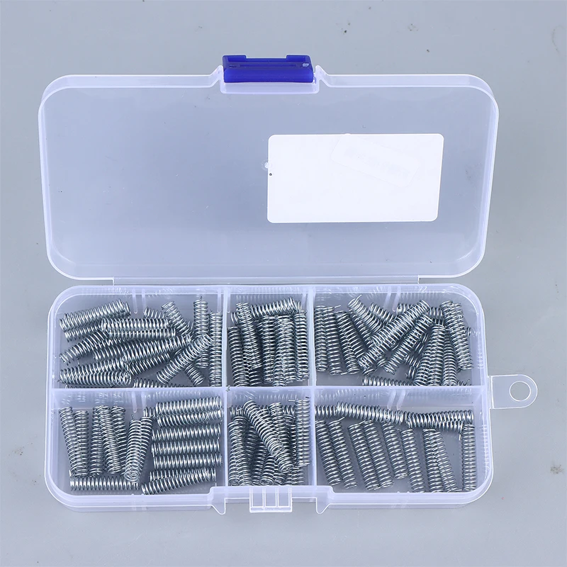 10/100Pcs Auto Folding Car Key Rotation Shaft Springs High-Tension Spiral Coil For Remote Flip Key Repair Tool - الصورة 3