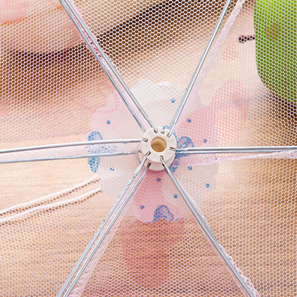 Food Cover Folding Anti-fly Dustproof Mesh Food Protective Cover Dining Table Tent kitchen accessories/kitchen gadgets 75x30cm - الصورة 6