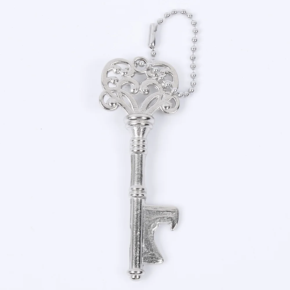 Key Shaped Bottle Opener Keychain Zinc Alloy Copper Silver Keyring Beer Can Unique Creative Gift Home Kitchen Accessories Gadget - الصورة 6