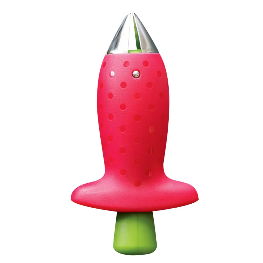 Fruit Leaf Remover Strawberry Huller Metal Tomato Stalks Plastic Remover Gadget Strawberry Hullers Kitchen Gadgets - الصورة 6