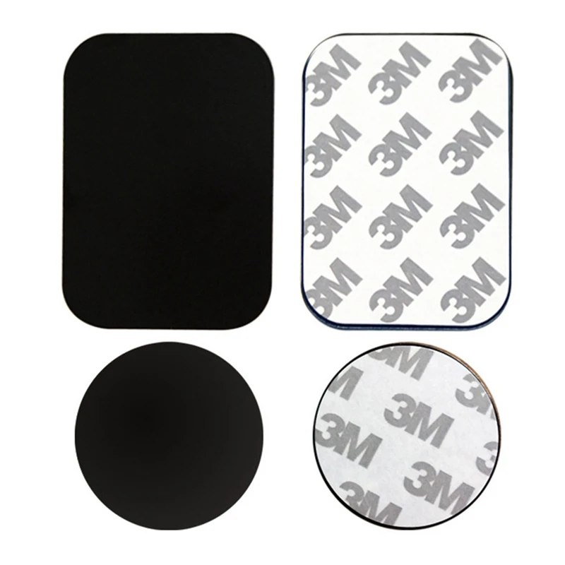 Metal Plate Magnet Mobile Stand Universal Replacement Metal Plate Kit With Adhesive For iphone x Magnetic Car Mount Phone Holder - الصورة 6