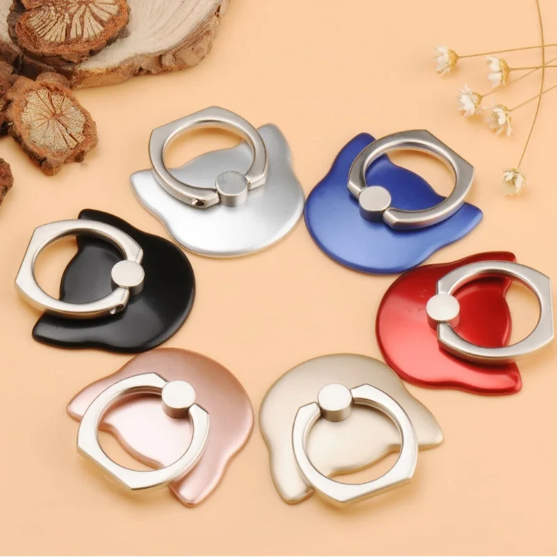 Finger Ring Mobile Phone Smartphone Stand Holder For iPhone XS Huawei Samsung cell Smart Round Phone Ring holder Car Mount Stand - Image 2