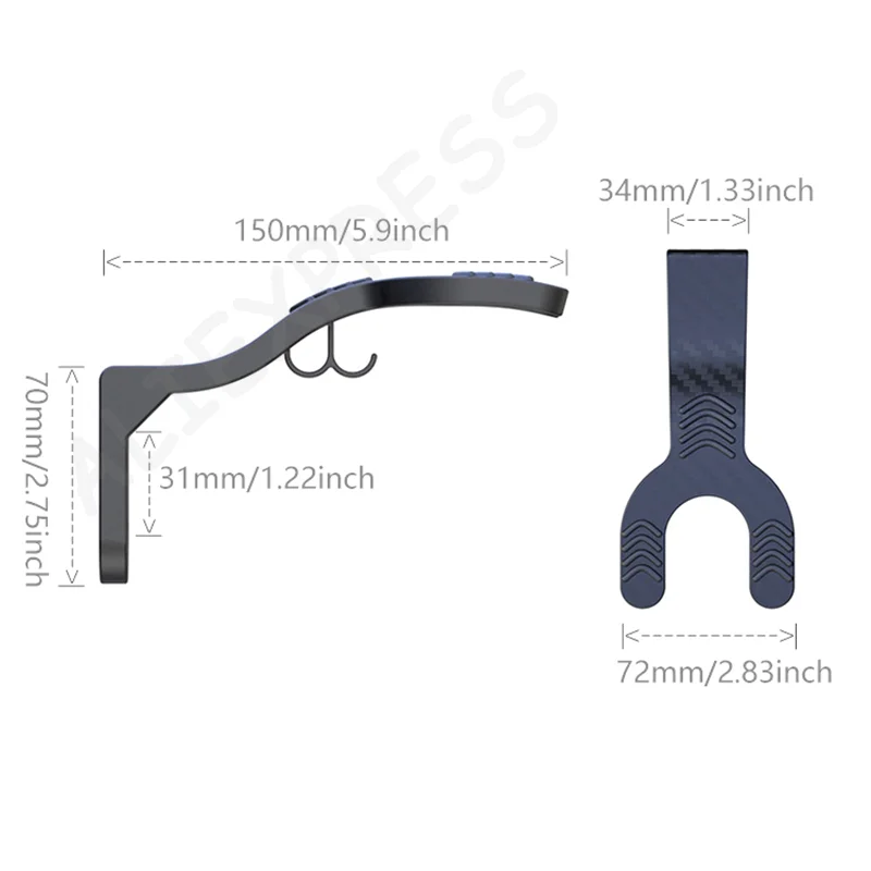 Motorcycle Helmet Hook Racks Multipurpose Hook Hanger Home Luggage Jacket Holders Kitchen Cabinet Shelf Wall Mount Hooks - الصورة 6