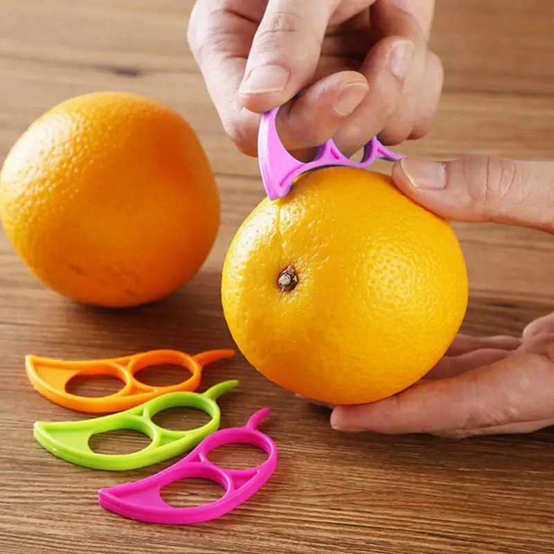Mini Orange Peeler Citrus Quick Peel Fruit Peeling Fruit Knife Safe Durable Portable Fruit Cutter Peelers Kitchen Fruits Gadgets - الصورة 2