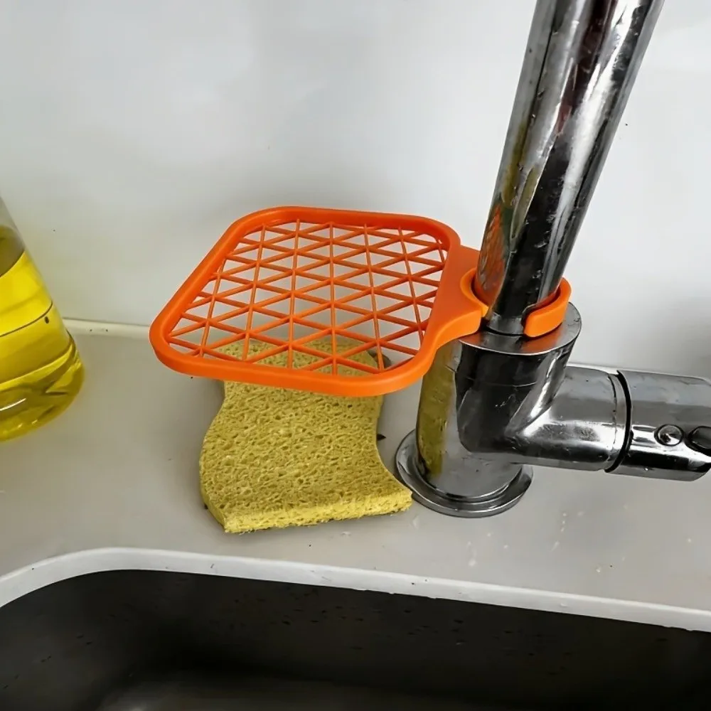 Multifunction 3D Printing Sink Drainer Rack Fit 22mm Diameter Soap Holder Sponge Storage Shelf Kitchen Sink