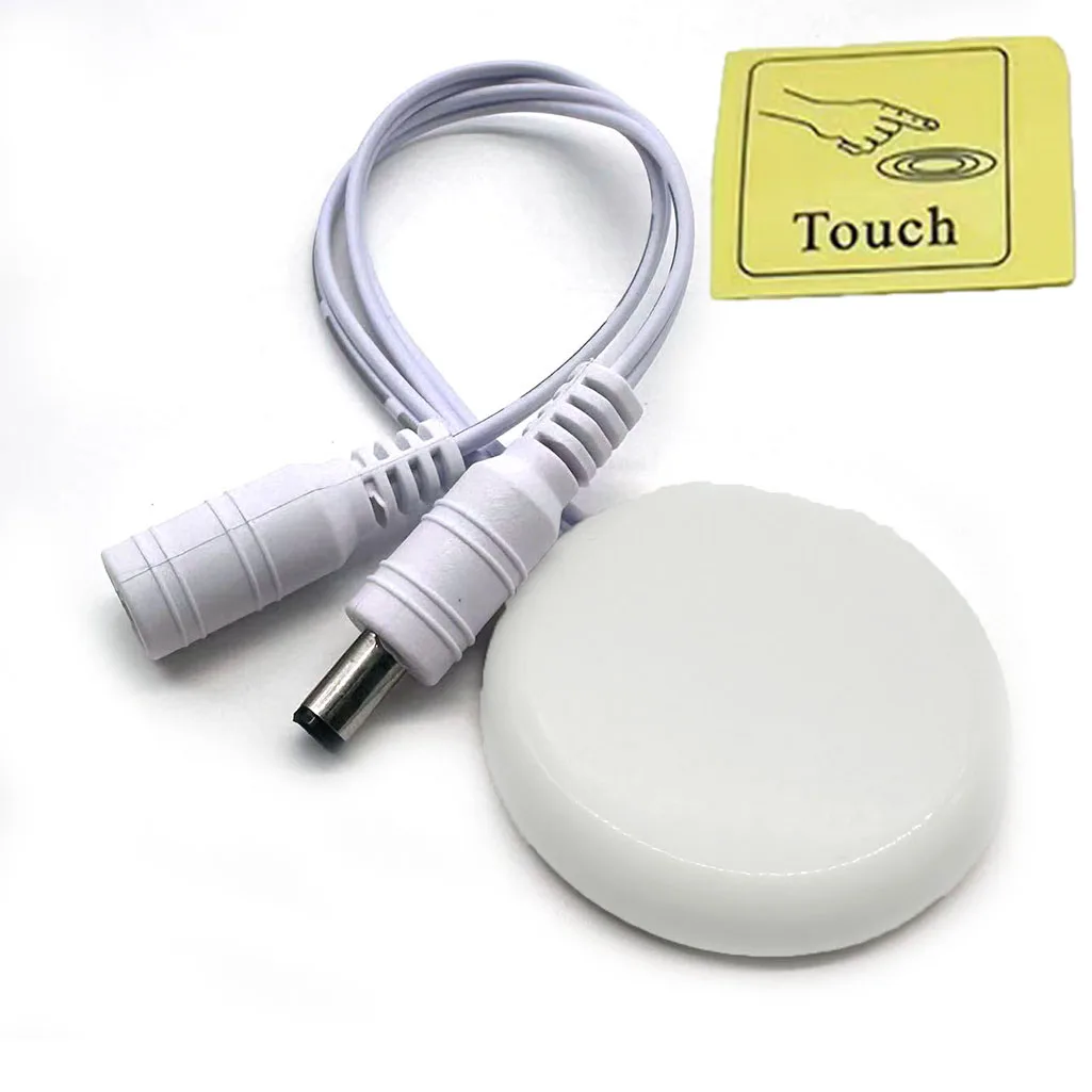 12-24V Dimmer Sensor Penetrating Switch Wood Panel Touch Switch 5A LED Dimmable Touch Sensing for Smart Home LED Light Strip - الصورة 4