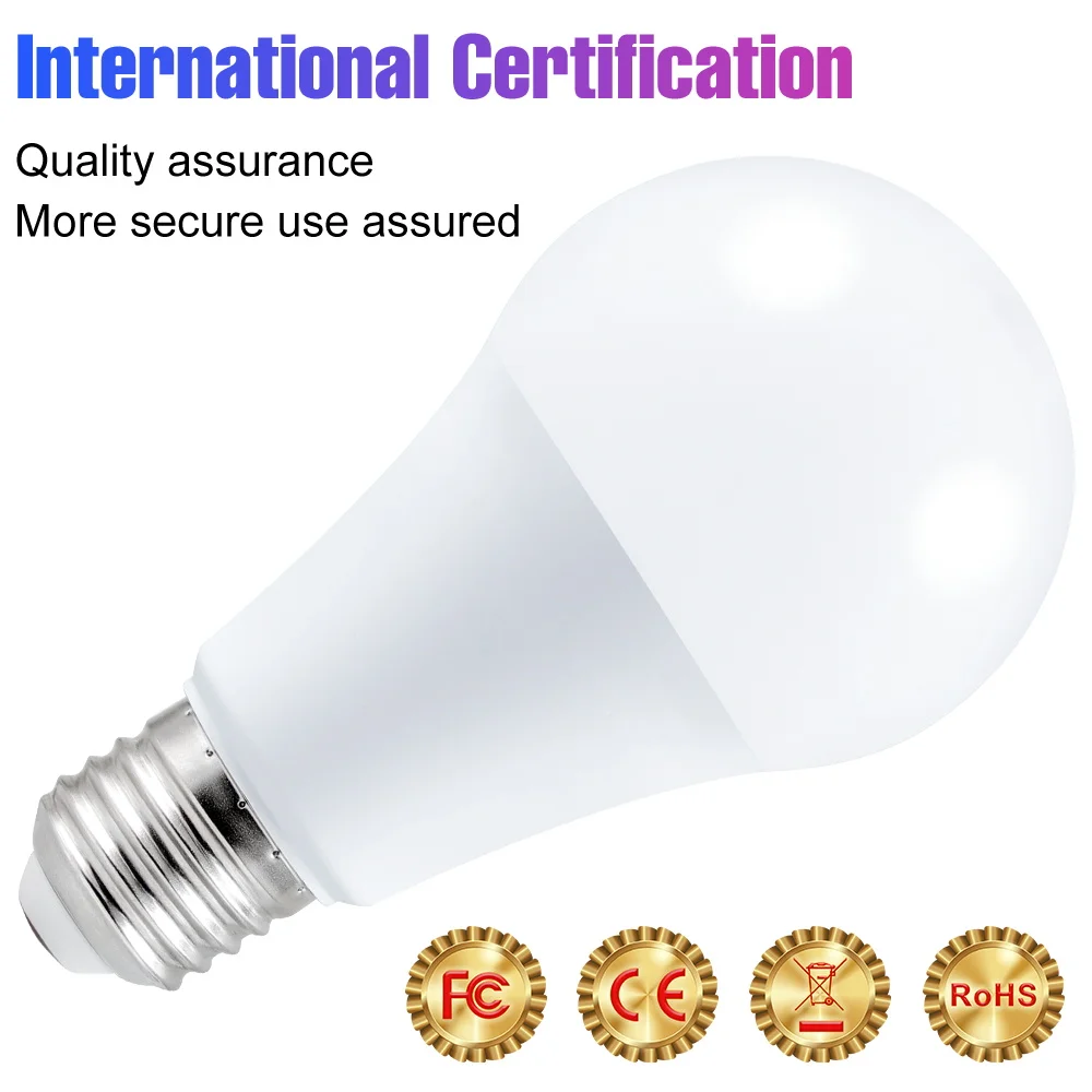 25W LED RGB Bulb 220V IR Remote Control Colorful Smart Light E27/E26 Lamp Bulb 110V For Home Bedroom Party Decora 5W 10W 15W 20W - الصورة 5