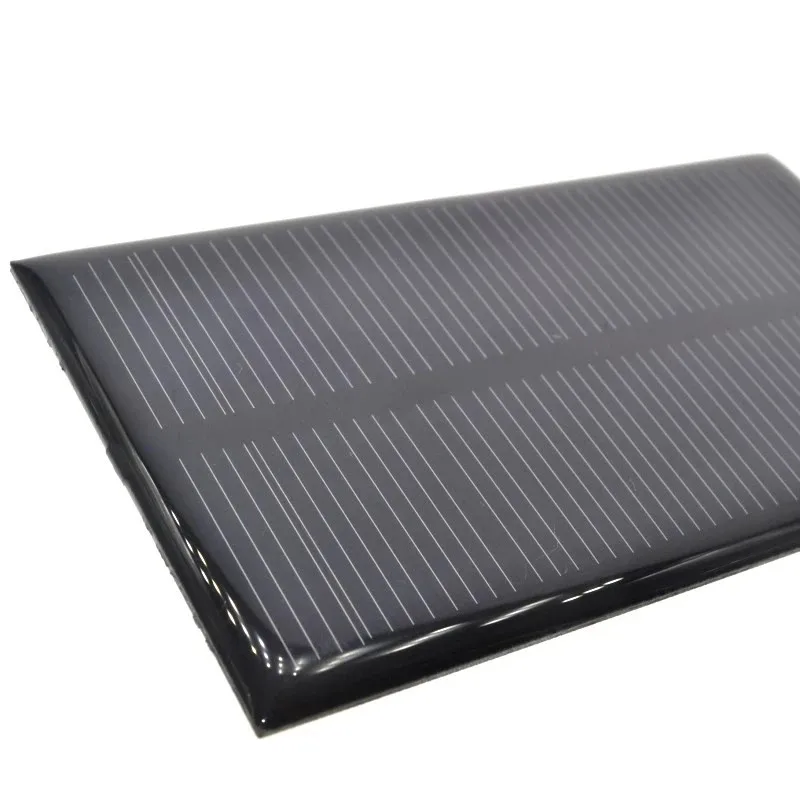 smart electronics Solar Panel 1W 5V electronic DIY Small Solar Panel for Cellular Phone Charger Home Light Toy etc Solar Cell - الصورة 2