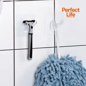 Adhesive Razor Hook Shaving Shaver Shelf Storage Holder for Bathroom Kitchen Organizer