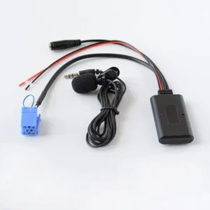 Biurlink 150CM Bluetooth AUX Input Cable Car Handsfree Microphone Mic Phone Call Adapter for Benz Smart 450