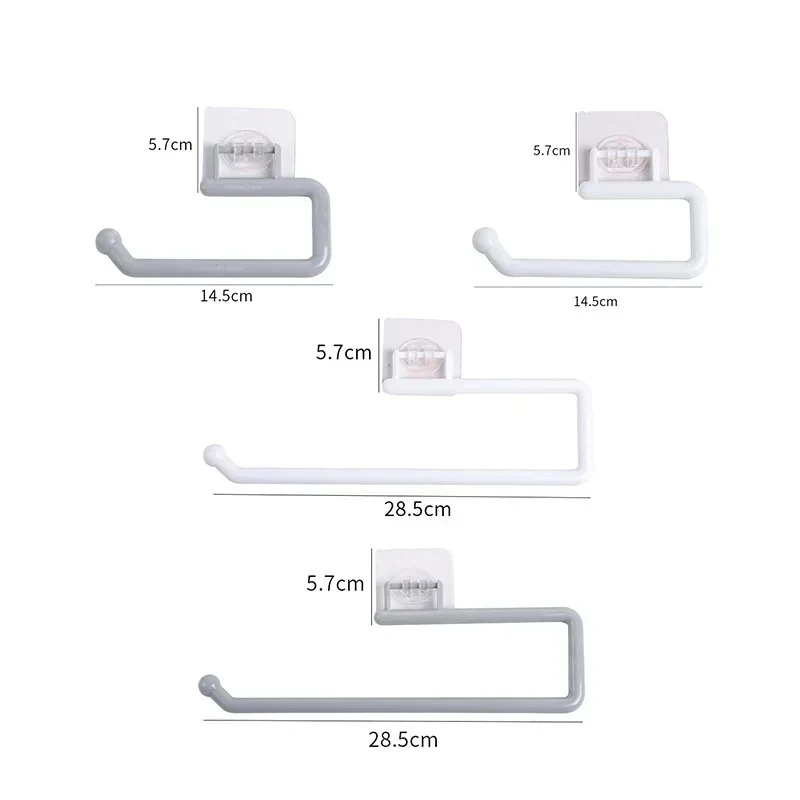 1/2/4pcs Multifunctional Bathroom Kitchen Storage Rack Towel Holder Roll Organizer Space Saving Home Shelf Accessories - الصورة 6