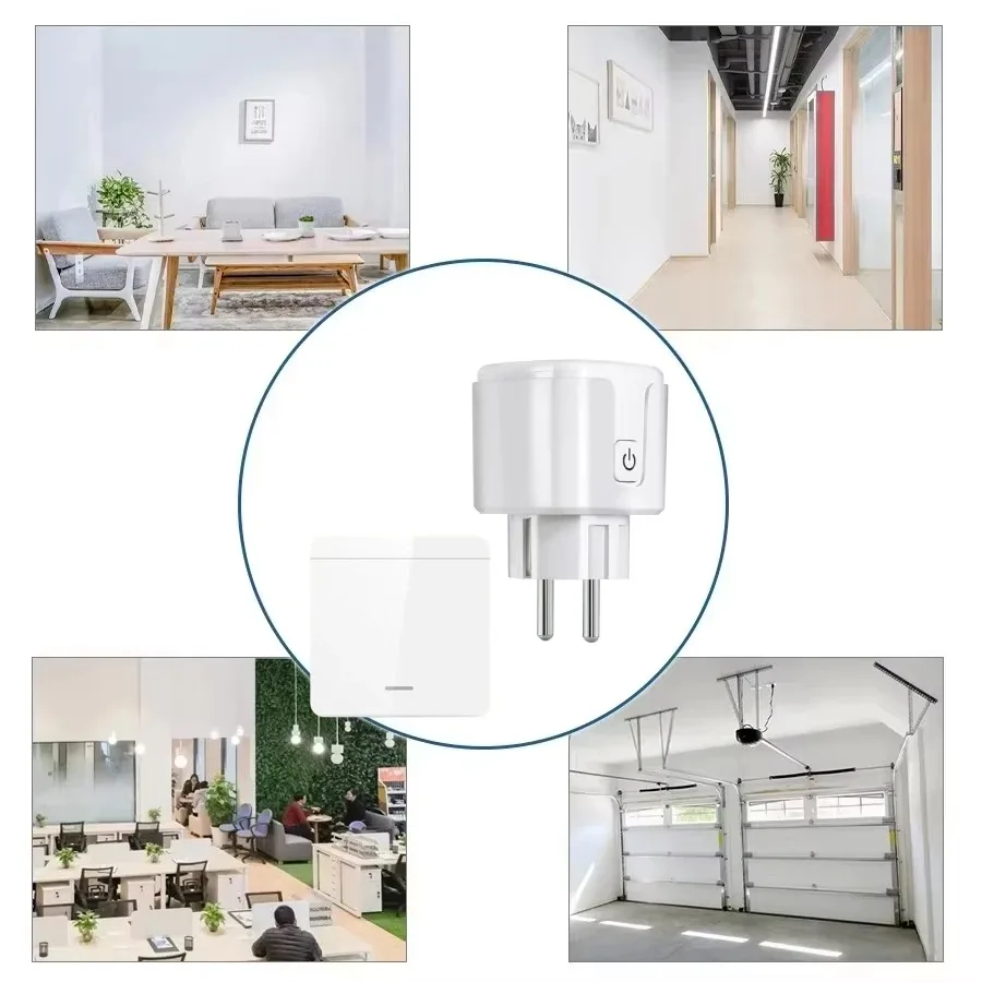 16A Wireless Socket Remote Control Switch EU Plug Electrical Outlet 1/2/3Gang Smart Lighting Switch for Home Appliance Lamp - الصورة 4
