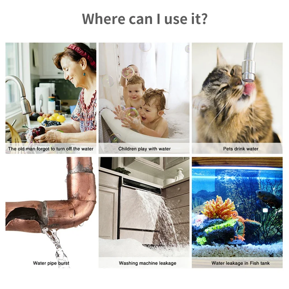 Tuya WiFi Zigbee Smart Water Sensor Remote Control fro Smart Home Automation via SmartLife NOT Support Alexa or Google Home - Image 5