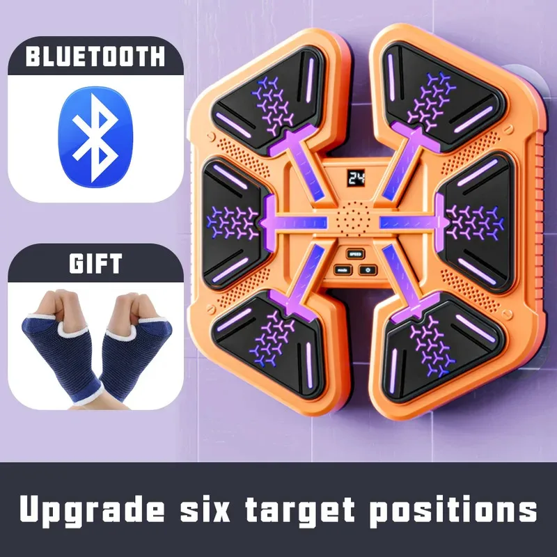 New Smart Music Boxing Machine Adult/Children Sports Fitness Boxing Trainer Home Exercise Response Training Boxing Wall Target - الصورة 5